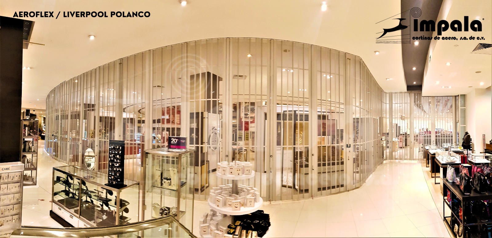 Selección de persianas de acero y enrollables Liverpool Polanco Impala